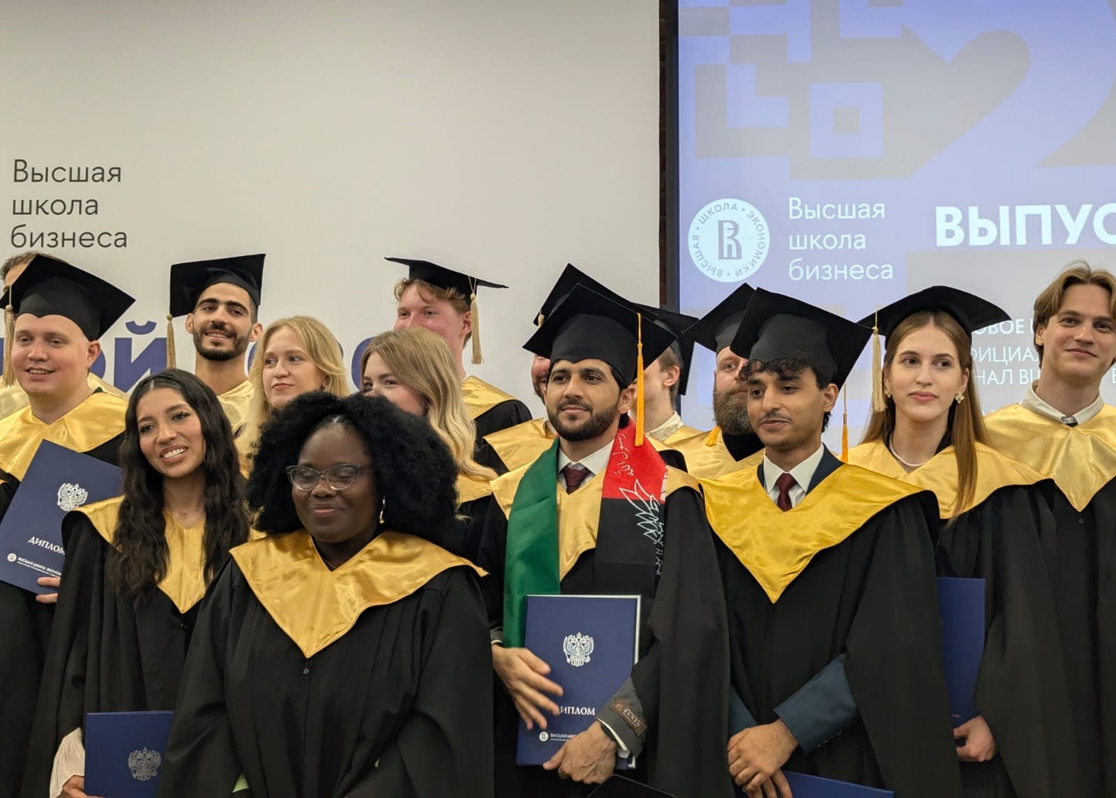 Graduates celebrating their education